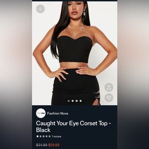Fashion nova caught your eye corset top